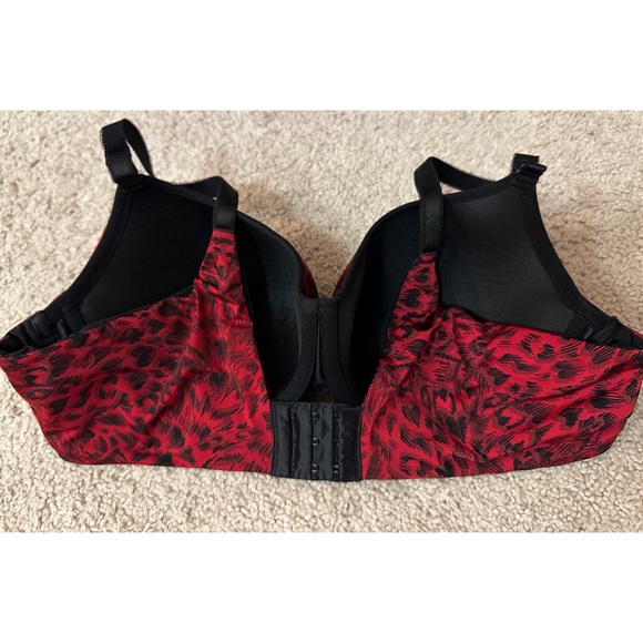 Women's Bra, Full-Coverage Balconette Lightly Lined Print 360° Back Smoothing - Picture 7 of 9